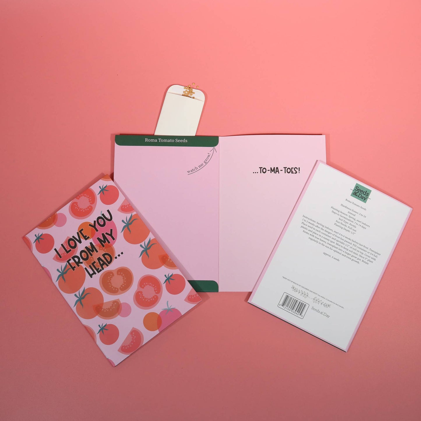 SEED PACKET GREETING . CARDS