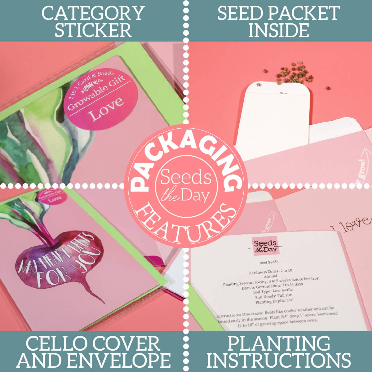 SEED PACKET GREETING . CARDS