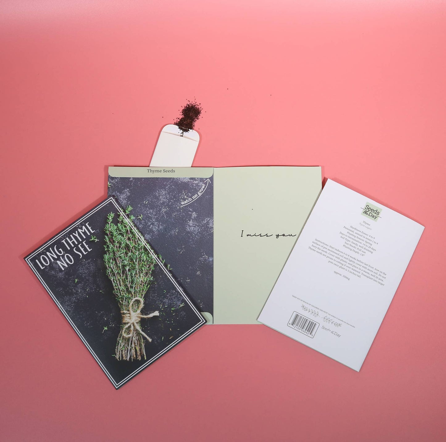 SEED PACKET GREETING . CARDS