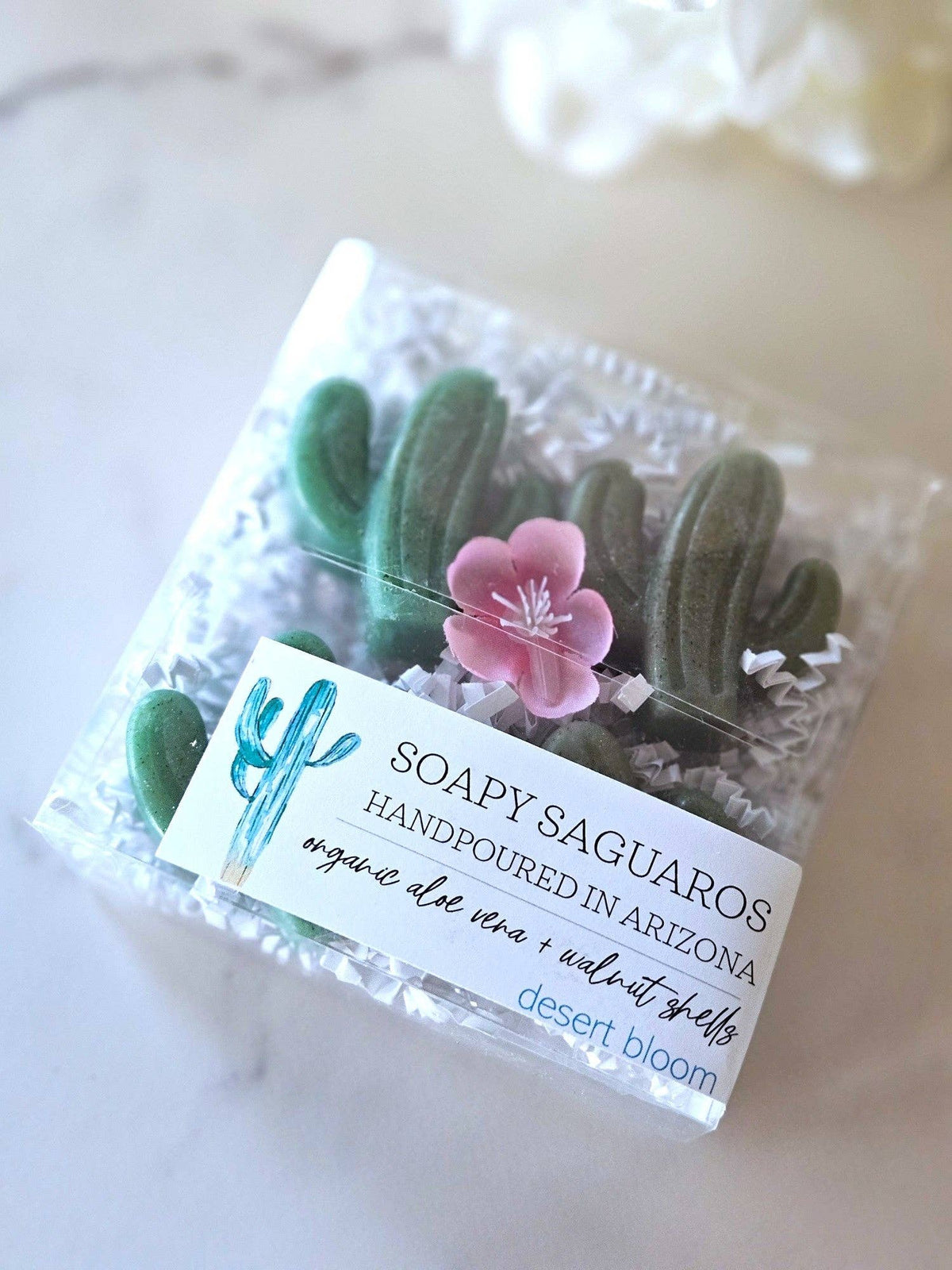 Soapy Saguaros | Pack of Four Botanical Vegan Soaps