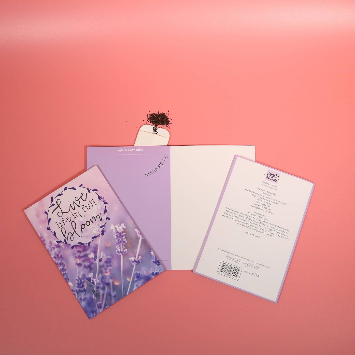 SEED PACKET GREETING . CARDS