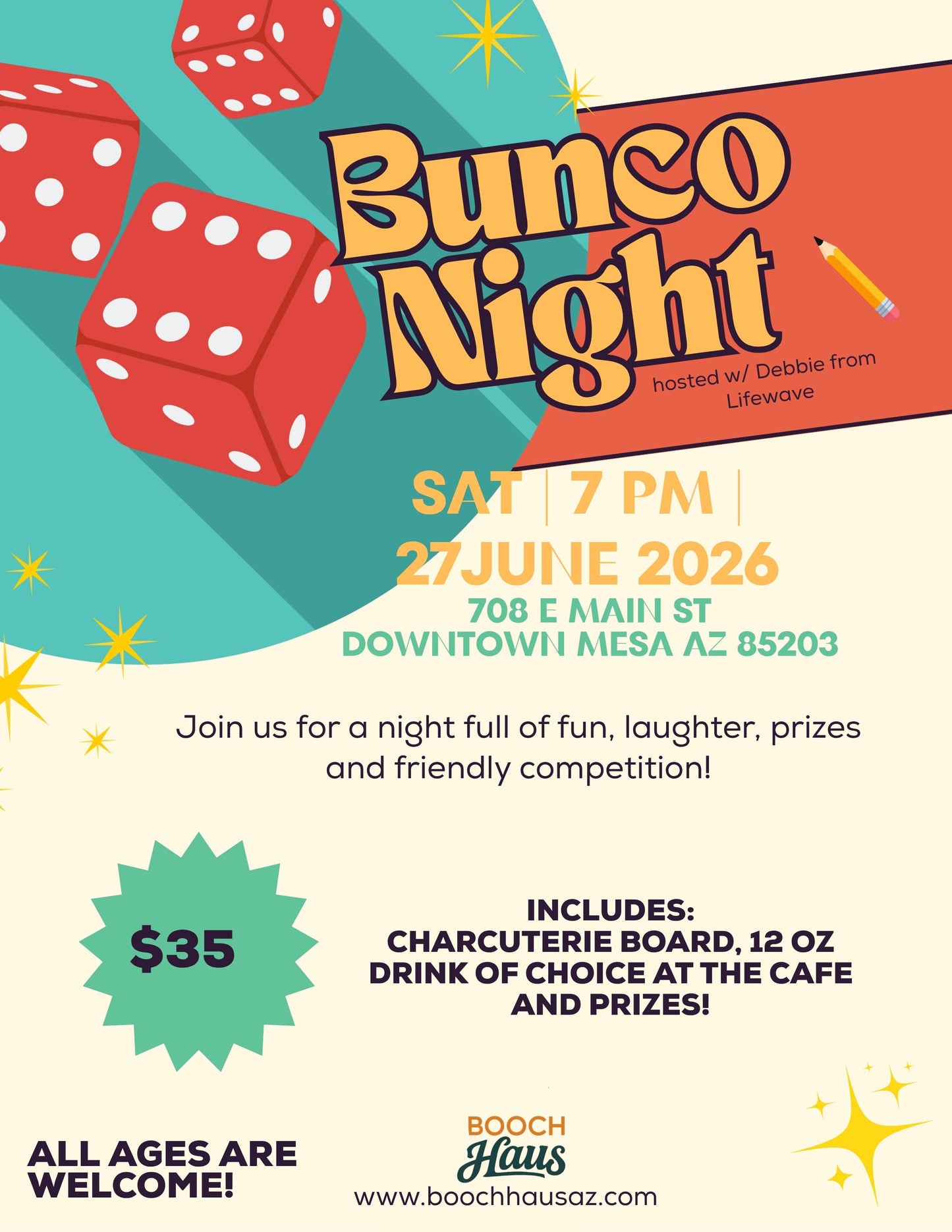Bunco Night at Booch Haus