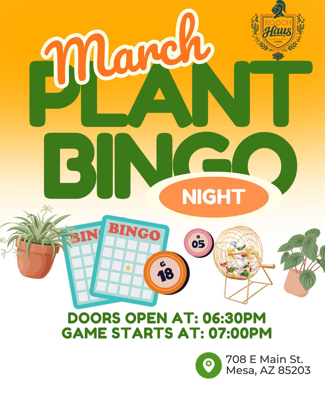 March Plant Bingo 3/21