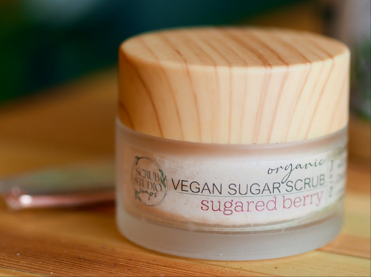 Sugared Berry Vegan Sugar Scrub for your lips