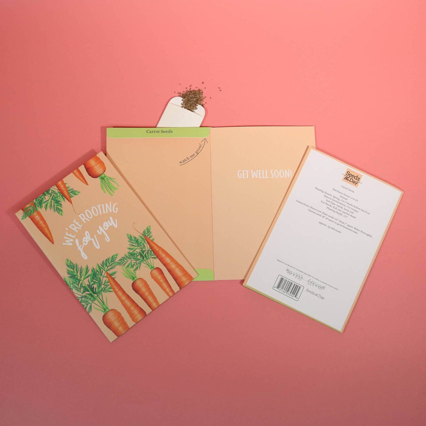 SEED PACKET GREETING . CARDS