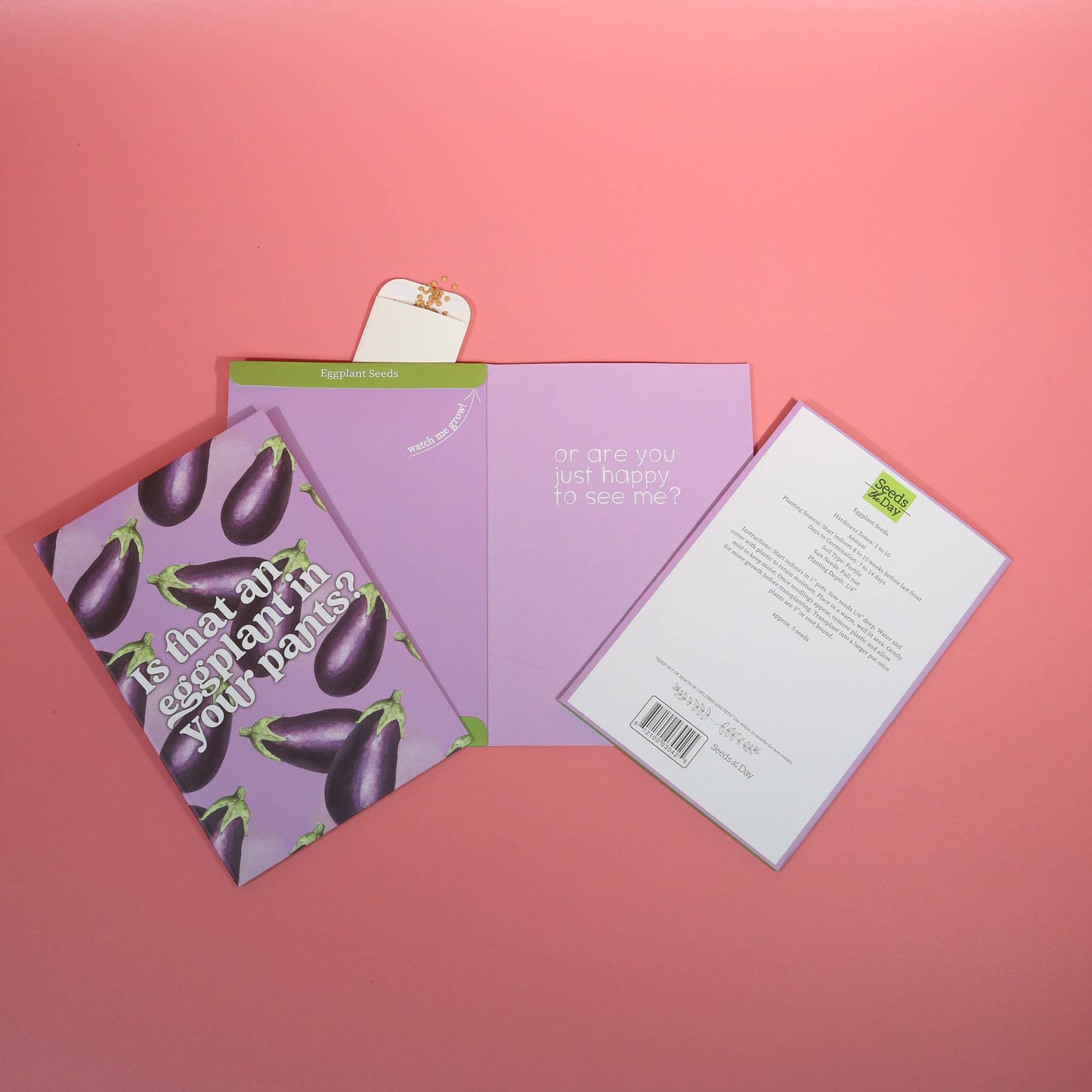 SEED PACKET GREETING . CARDS