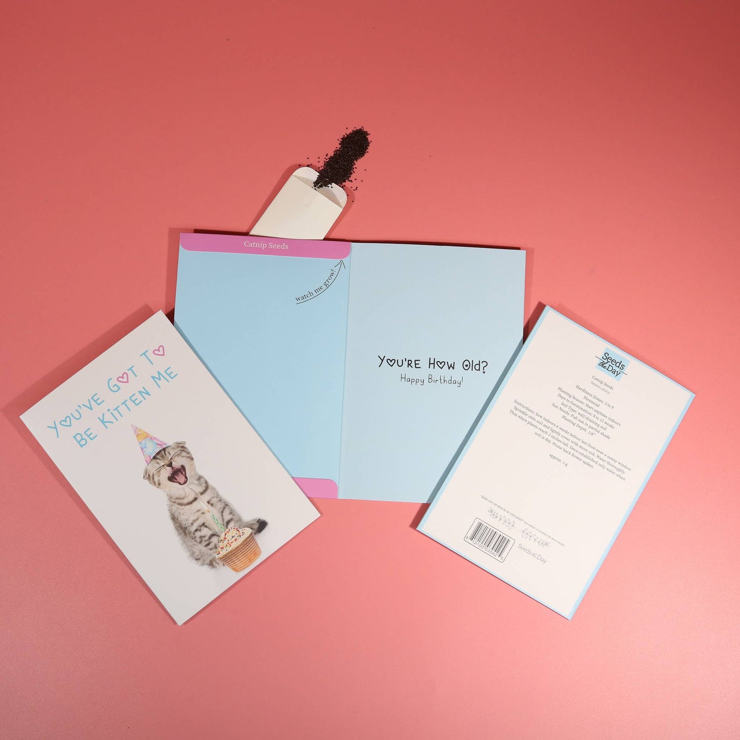 SEED PACKET GREETING . CARDS