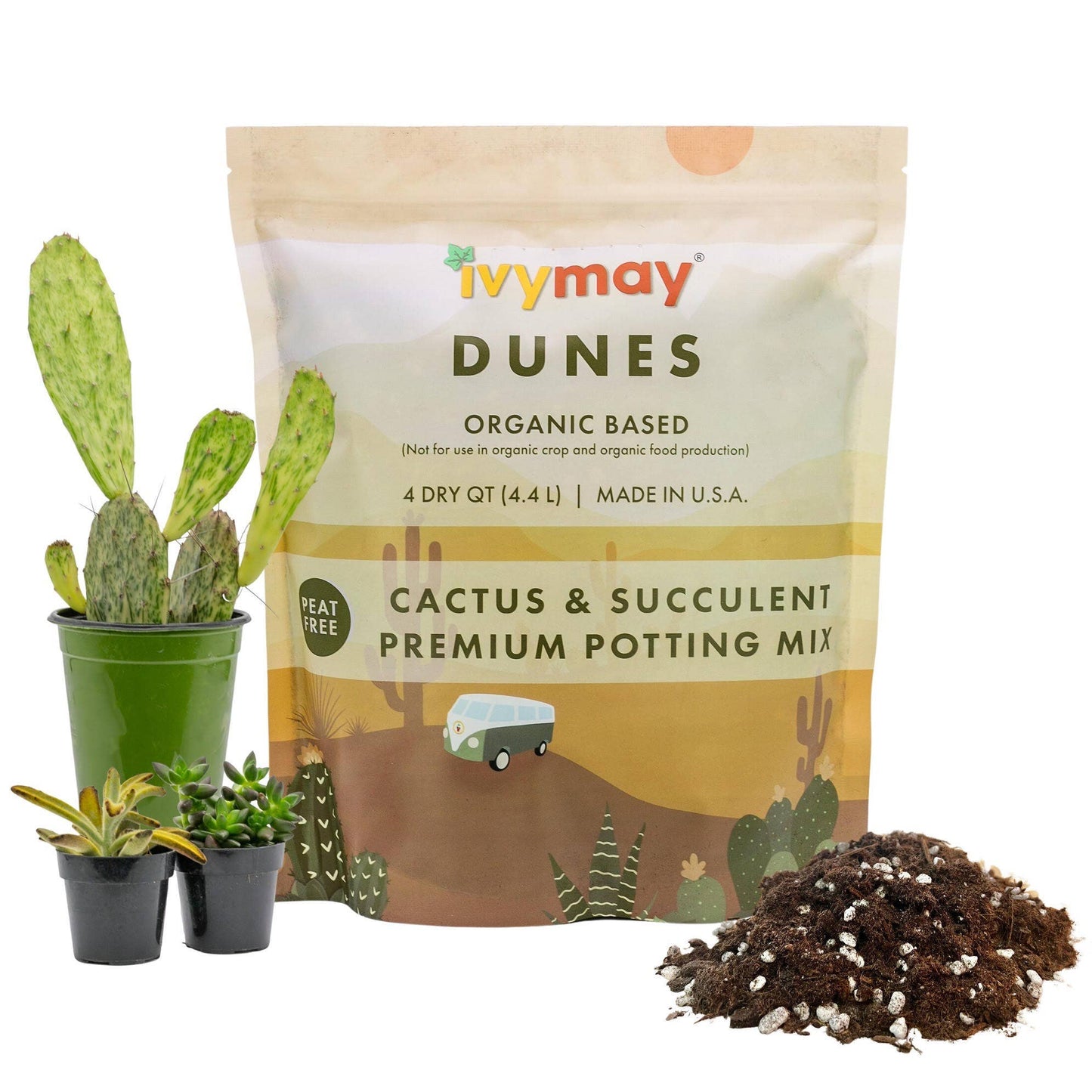 Organic Cactus & Succulent Potting Soil Mix - 1/2 Order
