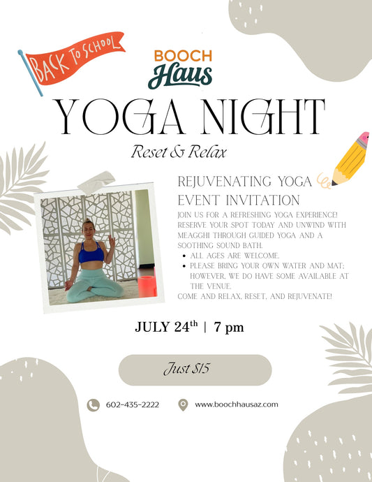 Back 2 School Reset Yoga Night