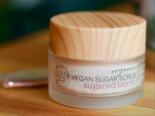 Sugared Berry Vegan Sugar Scrub for your lips