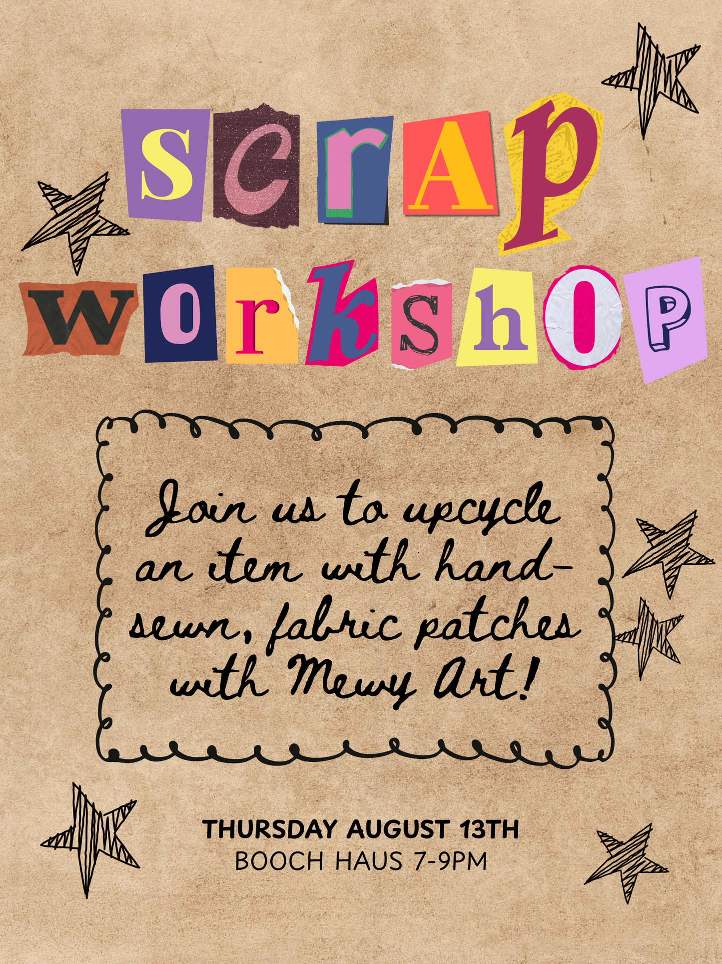 Mewy Art Scrapbook Workshop